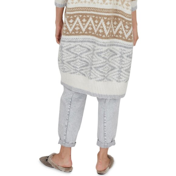 Brunello Cucinelli Monili Jeans Gray Acid Wash Denim Curved Tapered Leg Size 8 - Picture 2 of 11